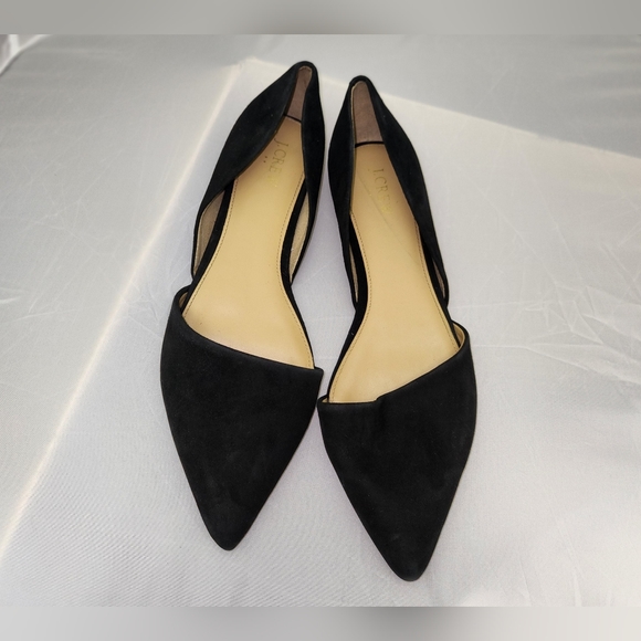 J Crew Factory Zoe suede d'Orsay flats F5310 - Picture 5 of 17